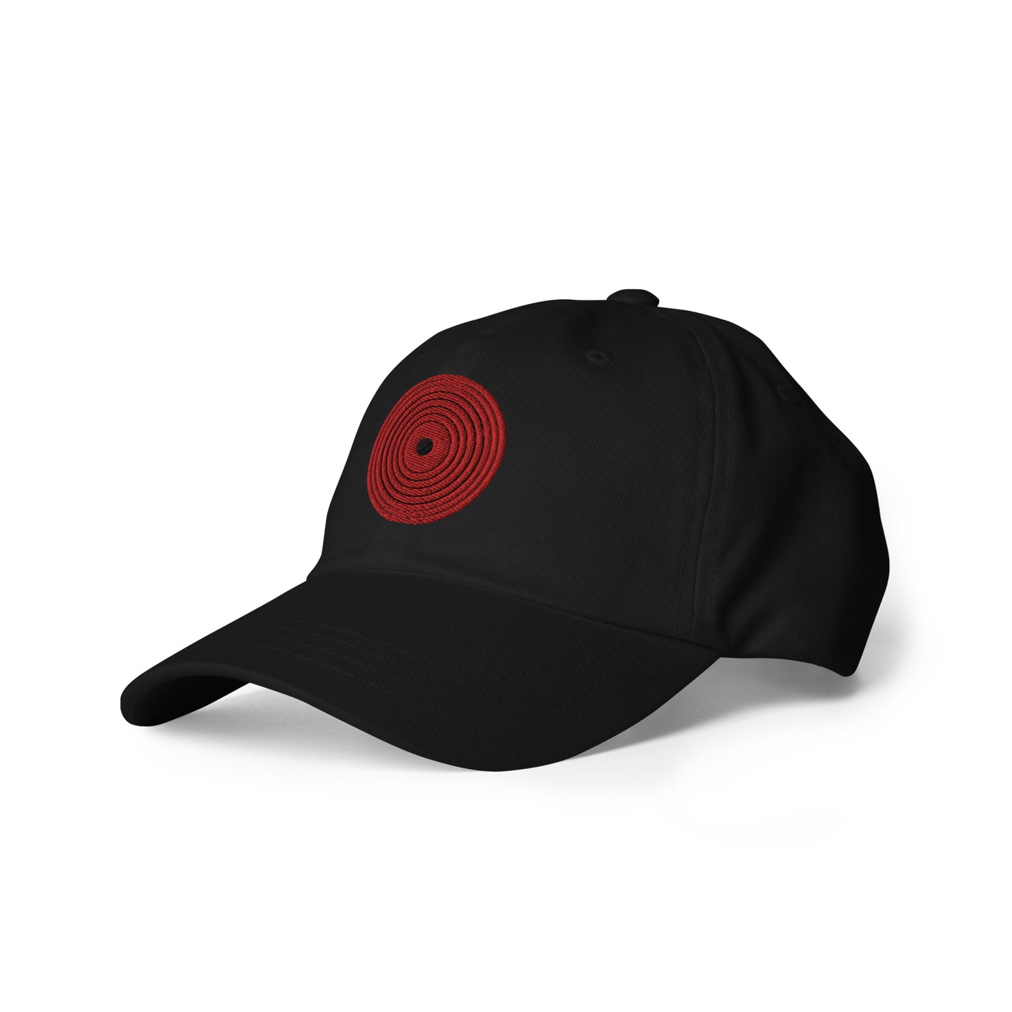 Red Spiral Hat (Embroidered)